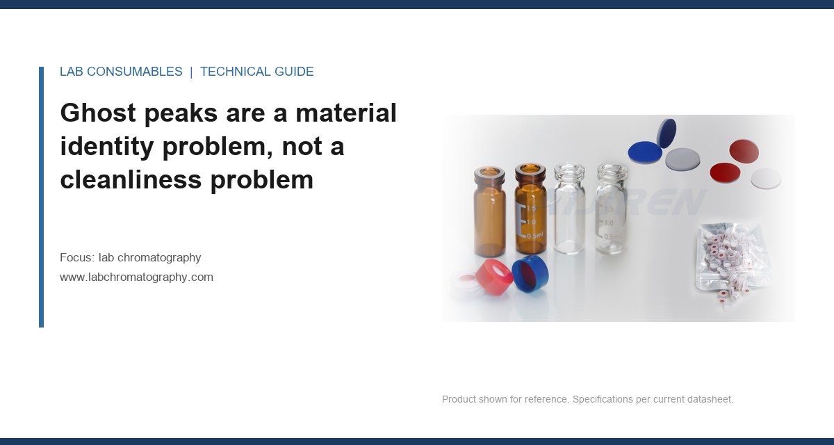 Ghost peaks are a material identity problem, not a cleanliness problem