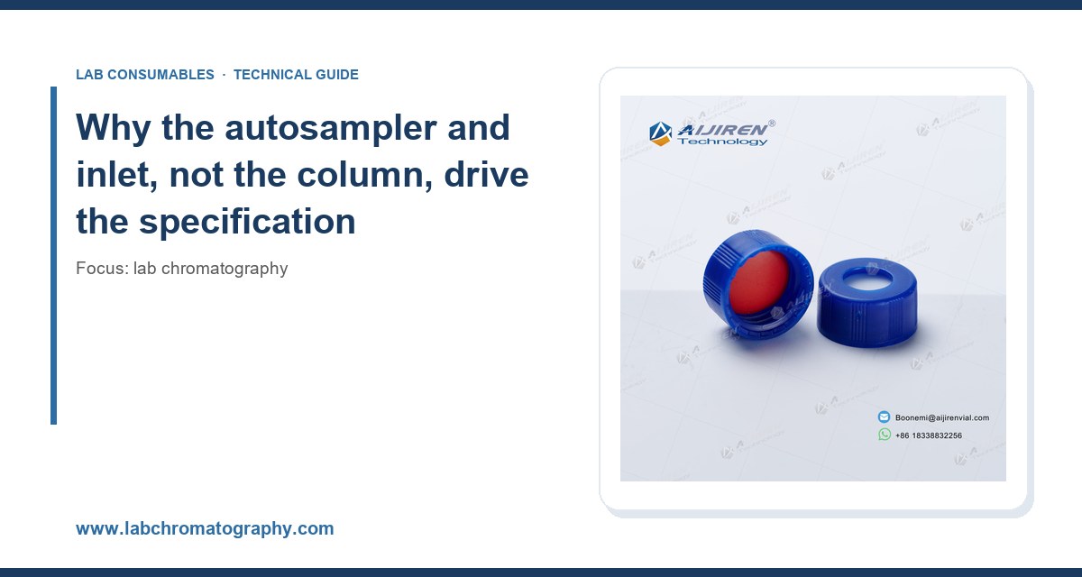 Why the autosampler and inlet, not the column, drive the specification