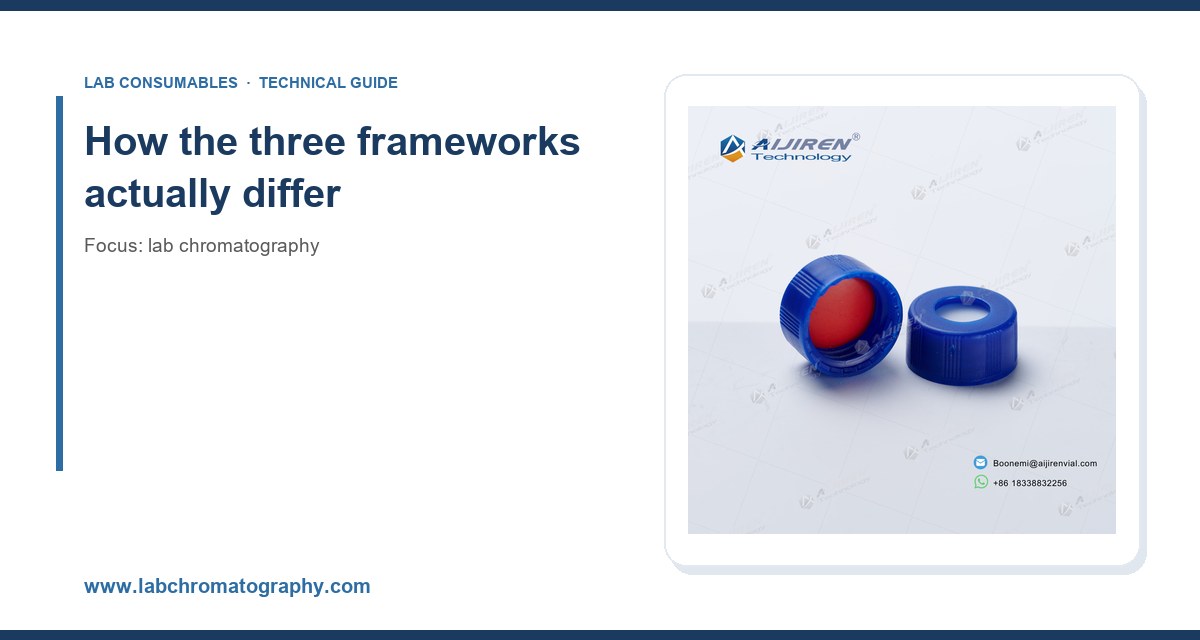 How the three frameworks actually differ