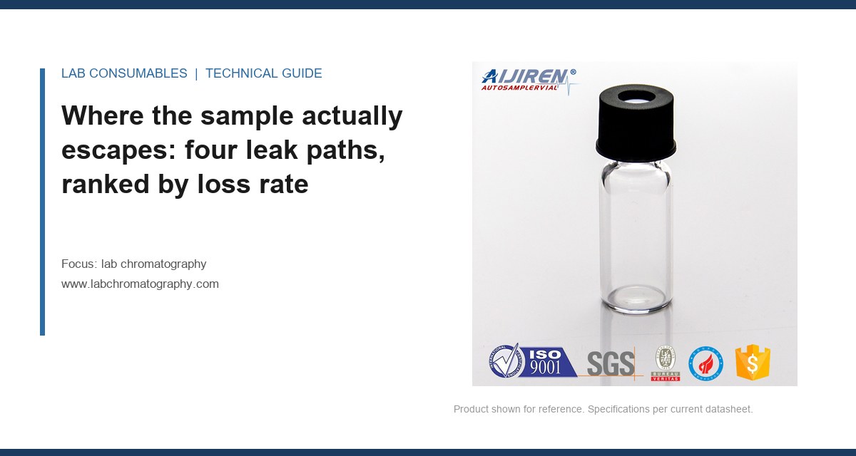 Where the sample actually escapes: four leak paths, ranked by loss rate